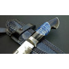 БЛАКИТНИЙ СОКІЛ авторський ніж ручної роботи майстра Fomenko Knifes, К390, 64-65 HRC, замовити купити в Україні